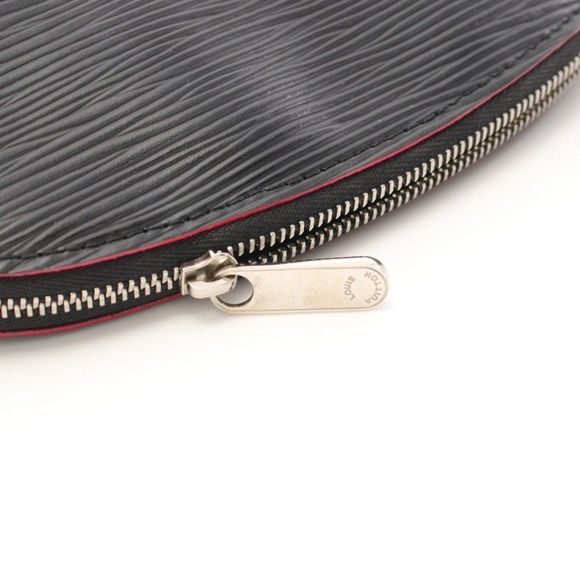 Louis Vuitton Pochette Cosmetic Pouch Epi Leather Black Noir Wallets - Picture 5 of 5